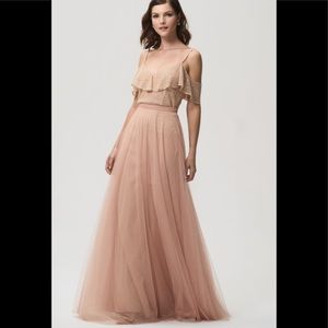 Jenny Yoo Winslow Skirt in Cameo Pink Wedding